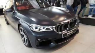 2017 Bmw 7 series 750Li in mat dark grey special colour BMW WELT [upl. by Nnyleitak]