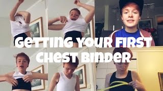 Getting a chest binder  Putting it on where to get it how to measure [upl. by Ginsburg]