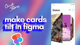 Tilting Cards Figma Prototype Tutorial [upl. by Damalis]