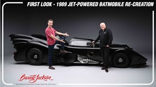 FIRST LOOK  1989 JetPowered Batmobile ReCreation  BARRETTJACKSON 2023 SCOTTSDALE AUCTION [upl. by Eulalia316]