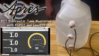 DIY Blackwater Tank Monitoring with ESP32SensESP and XKCY25V Noncontact liquid sensor  Tech E14 [upl. by Gorges233]