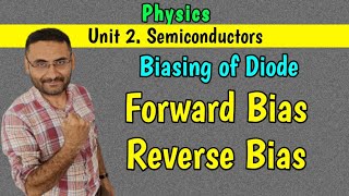 Forward bias and Reverse Bias PN junction diode PHYSICS Btech 1st year Biasing in हिन्दी [upl. by Akinhoj]