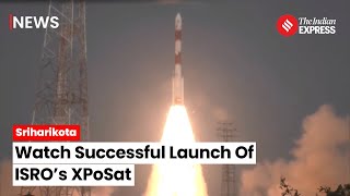 ISRO Launches XPoSat Aboard PSLVC58 A Historic Leap Into Xray Polarimetry  XPoSat Launch [upl. by Earal]