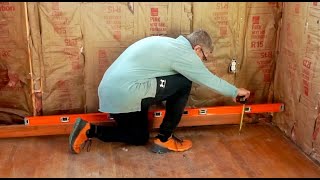 Leveling a Sloping Bedroom Floor [upl. by Ennavoj]