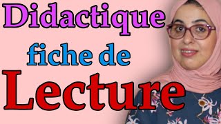 Didactique fiche de lecture enseignement primaire [upl. by Gladi891]