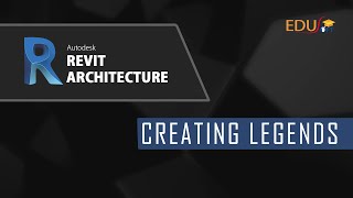 Advance tutorial for Revit Creating LEGENDS in Revit [upl. by Larrie]