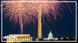 Watch LIVE Fourth of July Fireworks  Independence Day fireworks display over the National Mall [upl. by Ahsienod]