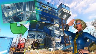 The VaultTec TOWER 100 safe Fallout 4 Settlement Tour [upl. by Giles]