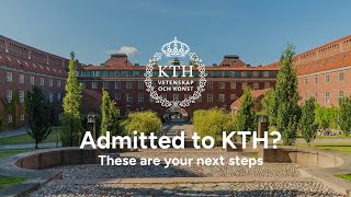 Webinar  Admitted to KTH These are your next steps [upl. by Sianna]