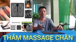 THẢM MASSAGE CHÂN SUNG ĐIỆN NHIỀU CHẾ ĐỘ MASSAGE GIÚP THƯ GIÃN ĐÔI BÀN CHÂN THOẢI MÁI [upl. by Burleigh]