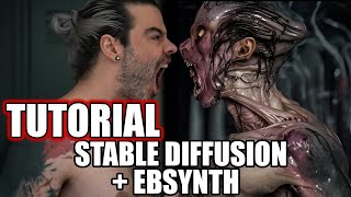 Stable diffusion Ebsynth Tutorial [upl. by Casie]