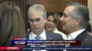 ANJE juramenta nueva junta directiva para el período 2025 liderada por Claudia Finke [upl. by Gomar673]