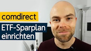 ETFSparplan bei comdirect einrichten [upl. by Arretnahs]