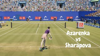 Maria Sharapova vs Victoria Azarenka  Wimbledon  Sharapova Defeats Azarenka  Matchpoint Tennis [upl. by Ettennyl]