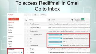 How to Transfer Emails From Rediffmail to Gmail amp Backup Rediffmail [upl. by Anawal]