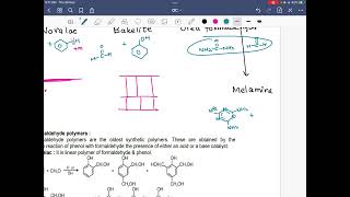 7 Polymer Formaldehyde  Novolac Bakelite Ureaformaldehyde Melamine [upl. by Dyl]