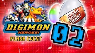 LIVE Reaction Digimon Heroes  Part 2  Hallowenn Flash Event  100 Tickets Egg  Eier Deutsch [upl. by Ahsiki]