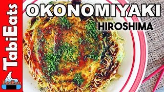 EASIEST Okonomiyaki Recipe Hiroshima Style [upl. by Publias]