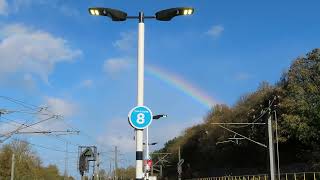 Rainbow over BerwickuponTweed Mon 21 Oct 24 [upl. by Otrebron101]