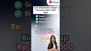 Cara Menghitung amp Menentukan Target Penjualan Agar Tidak Rugi BreakEven Point [upl. by Newbold]