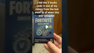 V bucks code code giveaway [upl. by Binny]