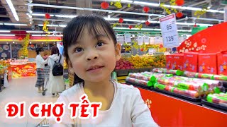 Hai chị em đi mua áo dài chơi tết 💎 AnAn ToysReview TV 💎 [upl. by Ailaht]