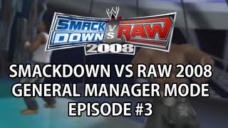 Smackdown vs Raw 08 GM Mode  3 The Beast debuts [upl. by Arreis999]