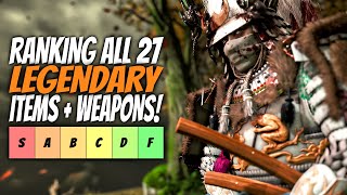 All Legendary Items amp Weapons Tier List for 2024 IN DEPTH  Ghost of Tsushima Legends [upl. by Fabiolas]