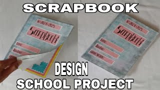 HOW TO MAKE SCRAPBOOK BORDER SIMPLE DESIGN SCHOOL PROJECT [upl. by Disharoon730]