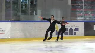 Rebecca Ghilardi  Filippo Ambrosini ITA FS  Diamond Spin 2024 [upl. by Kalmick]