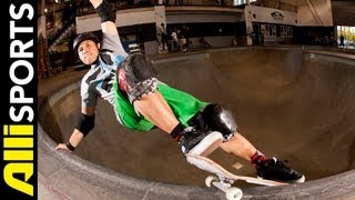 How To Layback Grind Christian Hosoi Alli Sports Skateboard Step By Step Trick Tips [upl. by Leirad]