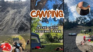 Camping at Cache Creek Regional Park I almost got hurt [upl. by Malvia]