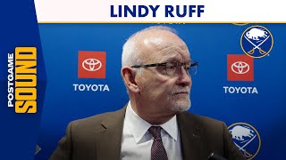 quotDisastrous First Periodquot  Buffalo Sabres Coach Lindy Ruff On Early Penalties Against Flyers [upl. by Clauddetta]