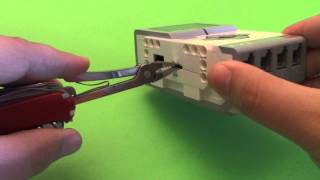 HOWTO Remove MicroSD card from Mindstorms EV3 [upl. by Broeder]