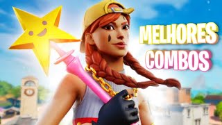 MELHORES COMBOS COM A VARINHA ESTELAR  FORTNITE [upl. by Yenreit]