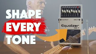 Use Boss GE7 For David Gilmour Tones  3 Tone Tutorial [upl. by Llessur]