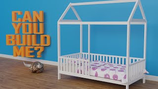 Montessori Bed for Twin Sized Mattress DIY [upl. by Perusse942]