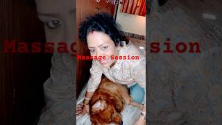 How to Massage my Baby 🐾🐶dog minivlog trending viralvideo shorts doglover [upl. by Nnylirej]