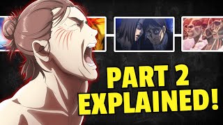 Attack on Titan PART 2 RECAP  AOT Final Season Explained [upl. by Morehouse]