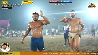 SUPER FINAL BAHUAKBPUR VS MORKHI CHORKARSA KARNAL  Open Circle Kabaddi Tournament [upl. by Gasper]