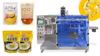 ReadyToEat Food Chicken Soup Doypack Automatic Horizontal Retort Pouch Packaging Machine [upl. by Sugihara]