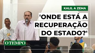 Kalil dispara contra Zema e cobra números da gestão do governador  veja a íntegra do discurso [upl. by Yrot]