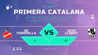 TORROELLA VS JUVENTUS LLORET  1A CATALANA J9 G1 [upl. by Yelbmik717]