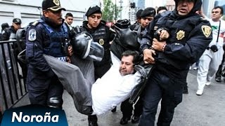 Policía Reprime a Fernández Noroña y Manifestantes en el Senado [upl. by Agnes]