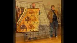 SampB Quilters Guild  Pam Bono Trunk Show [upl. by Pfaff10]