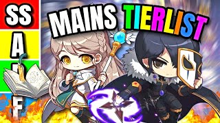 Maplestory BEST Mains TIERLIST pre milestone [upl. by Bradleigh]