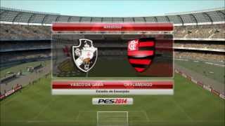 PES 2014 PS3 quotVasco X Flamengoquot HD 720p [upl. by Gradeigh]