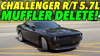 2018 Dodge Challenger RT 57L HEMI V8 w MIDMUFFLER DELETE [upl. by Kinna]