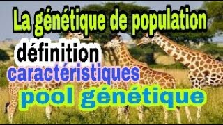 La génétique de la population La notion de population et le pool génétique [upl. by Kellyann329]