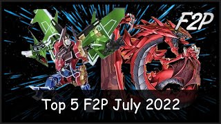 Top 5 Best FREE TO PLAY Decks in July 2022 With Duel Replays YuGiOh Duel Links F2P [upl. by Nahgam235]